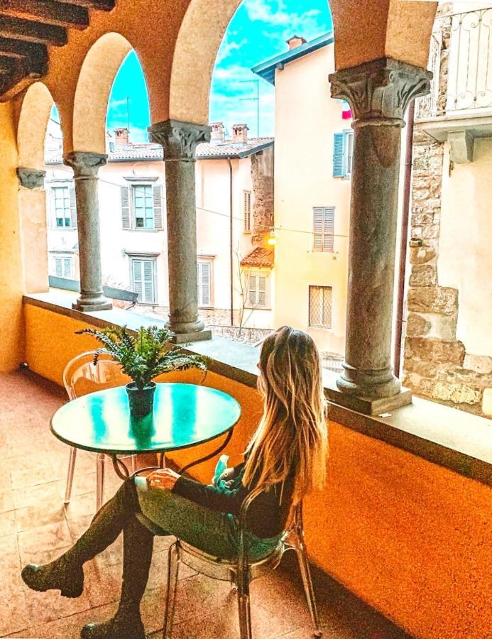 Terrazza Tassis Charme&Relax Hotel Bergamo Bagian luar foto